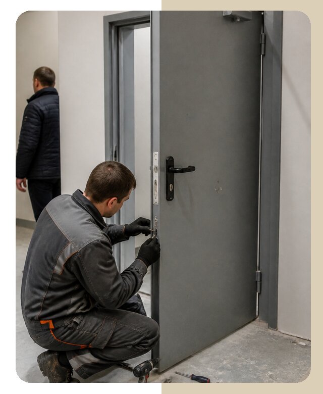 Ремонт противопожарной двери в Саранске по цене 6848 р. | ДвериЛегко-Срн