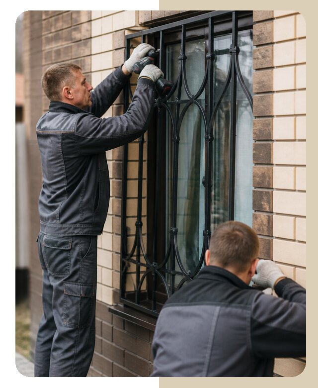 Установка решеток в дом в Саранске по цене от 3688 р. | ДвериЛегко-Срн