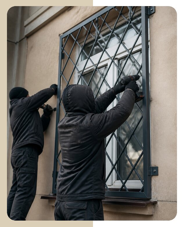 Установка антивандальных решеток на окна в Саранске